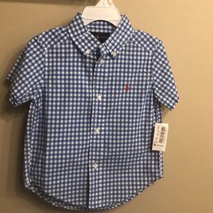 NWT Ralph Lauren button down 2T